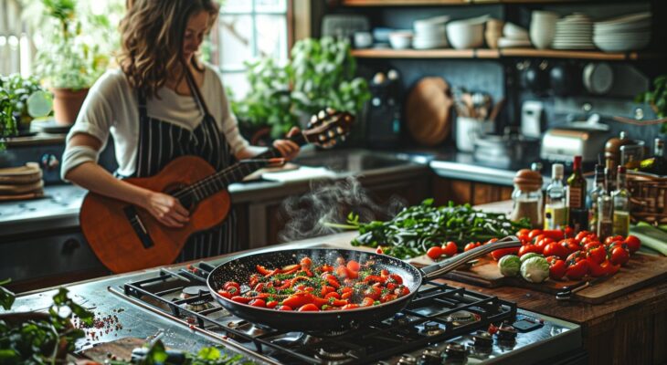 Créer l’ambiance parfaite : musique pour inspirer vos sessions de cuisine