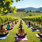 découvrez une expérience insolite : pratiquez le yoga au cœur des vignes. un moment unique pour se ressourcer, alliant bien-être, nature et détente dans un cadre exceptionnel.