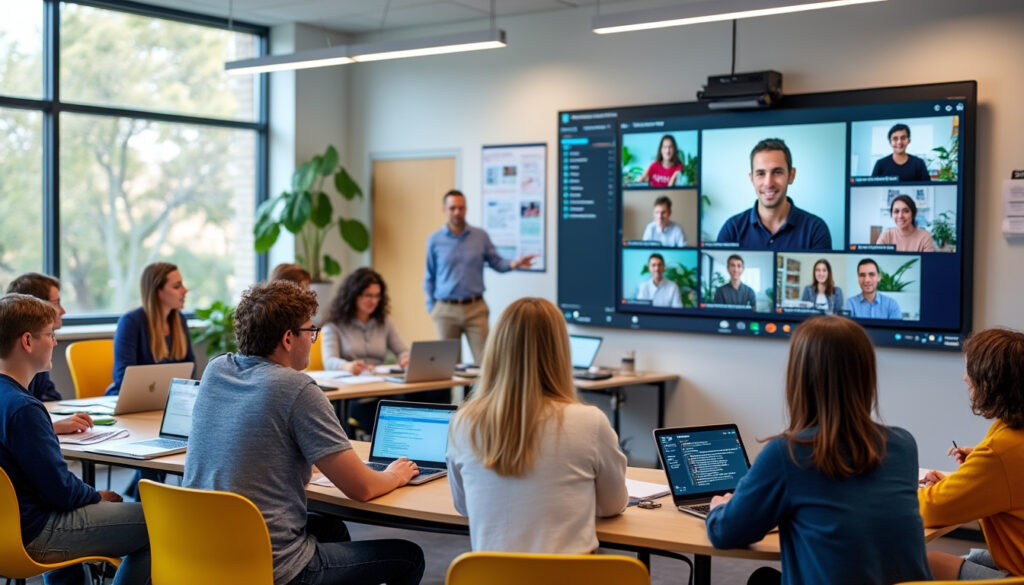 découvrez comment les formations hybrides combinant présentiel et digital révolutionnent l'apprentissage, offrant flexibilité, interactions enrichies et efficacité pédagogique accrue pour les apprenants et les entreprises.