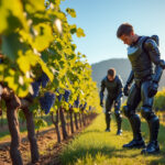 découvrez comment l’utilisation des exosquelettes révolutionne les vendanges : amélioration des conditions de travail, réduction de la fatigue et gain de productivité pour les travailleurs viticoles.
