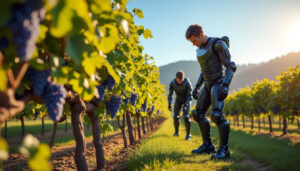 découvrez comment l’utilisation des exosquelettes révolutionne les vendanges : amélioration des conditions de travail, réduction de la fatigue et gain de productivité pour les travailleurs viticoles.
