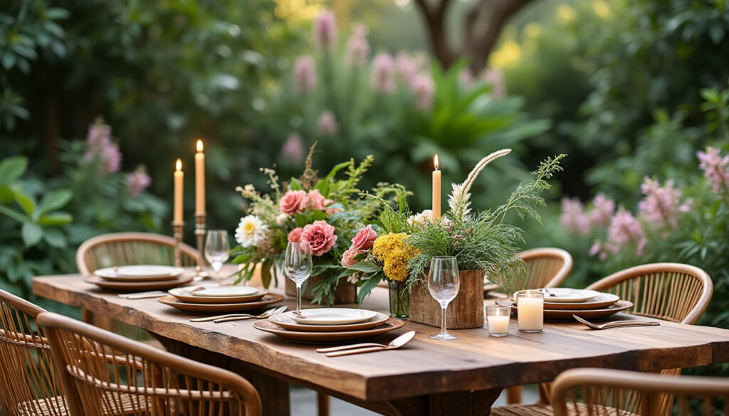 découvrez comment conjuguer respect de l'environnement et raffinement dans l'art de la table grâce à nos conseils pour une décoration éco-responsable et élégante.