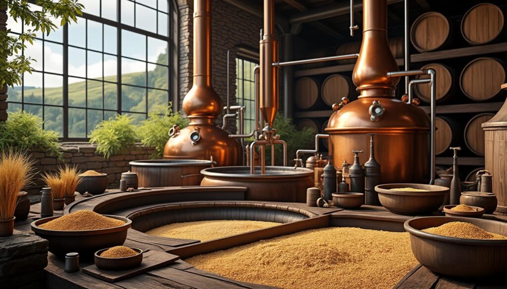 découvrez les étapes de fabrication d’un whisky single malt, depuis la sélection des matières premières jusqu’à la distillation et le vieillissement, pour tout comprendre sur ce spiritueux d’exception.