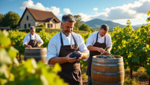 découvrez les chefs passionnés qui produisent leur propre vin : comment ils allient gastronomie et viticulture pour offrir des accords mets et vins uniques à leurs clients.