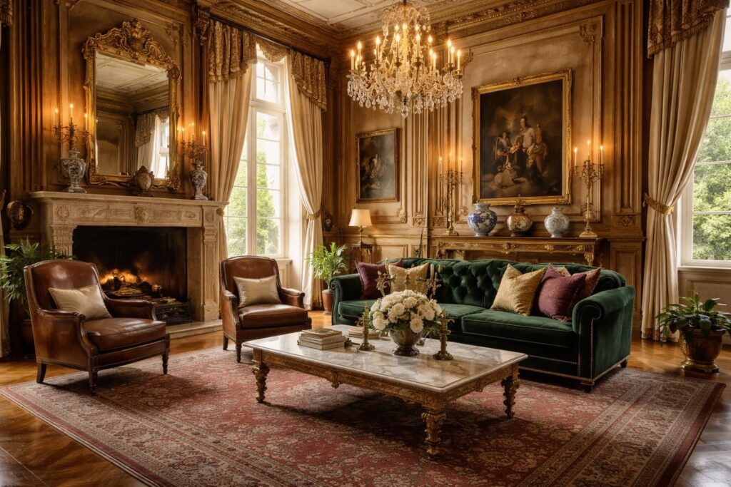 explorez les dernières tendances déco des châteaux bordelais pour aménager un salon élégant et raffiné, alliant charme historique et sophistication contemporaine.