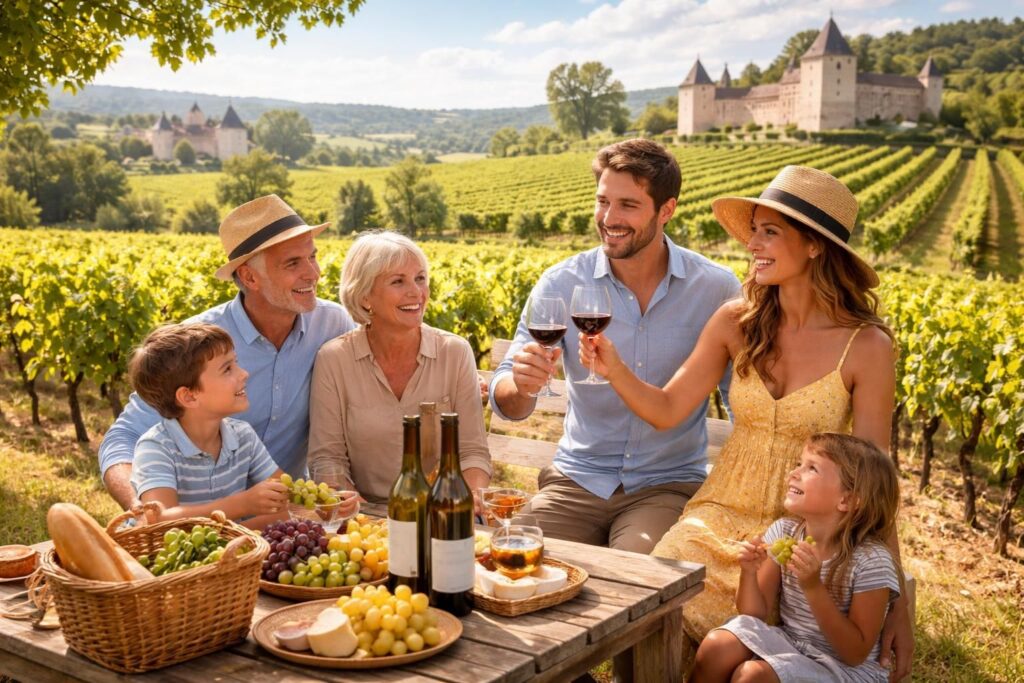 découvrez comment organiser un wine tour familial inoubliable dans les vignobles de bourgogne et bordeaux, idéal pour les parents passionnés de vin souhaitant partager leur passion en famille.